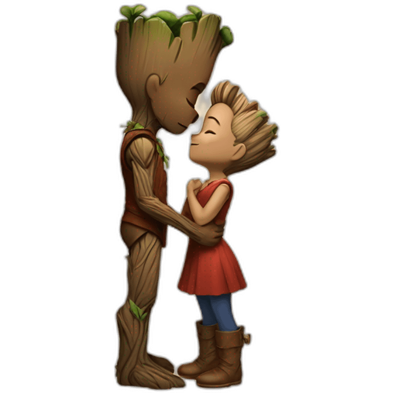 1 groot kiss love emoji