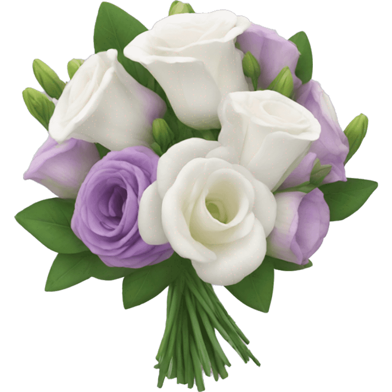 Lisianthus bouquet emoji