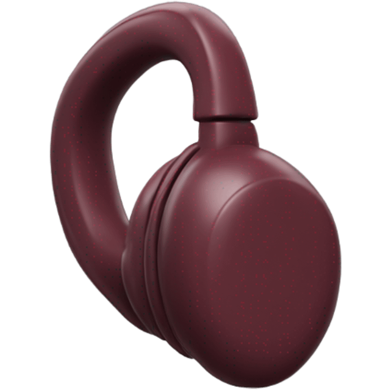 Maroon Ear Pods  emoji