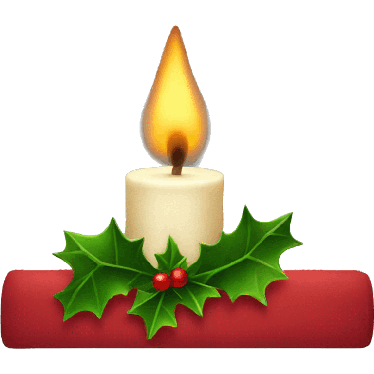 christmas candle emoji