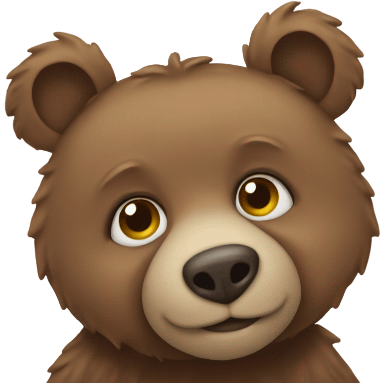 Bear with love emoji