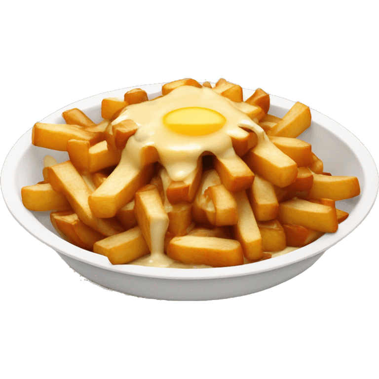 poutine qui mange une poutine  emoji