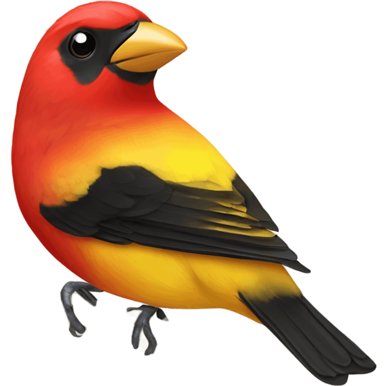 Scarlett Tanager￼ emoji