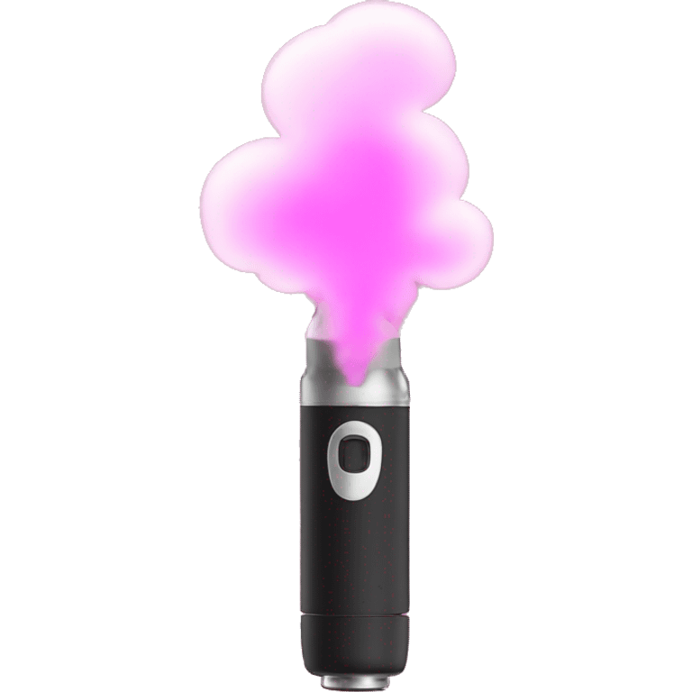 Pink vape emoji