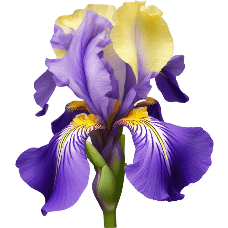 Iris flower emoji