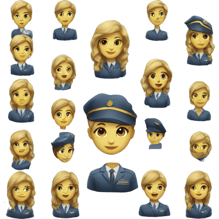 cabin crew emoji