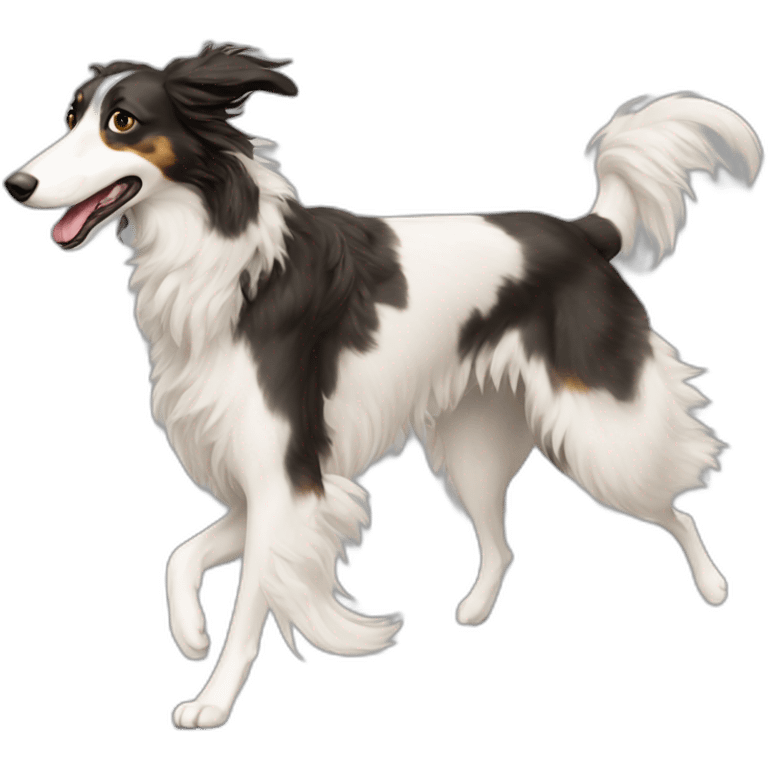 running borzoi emoji