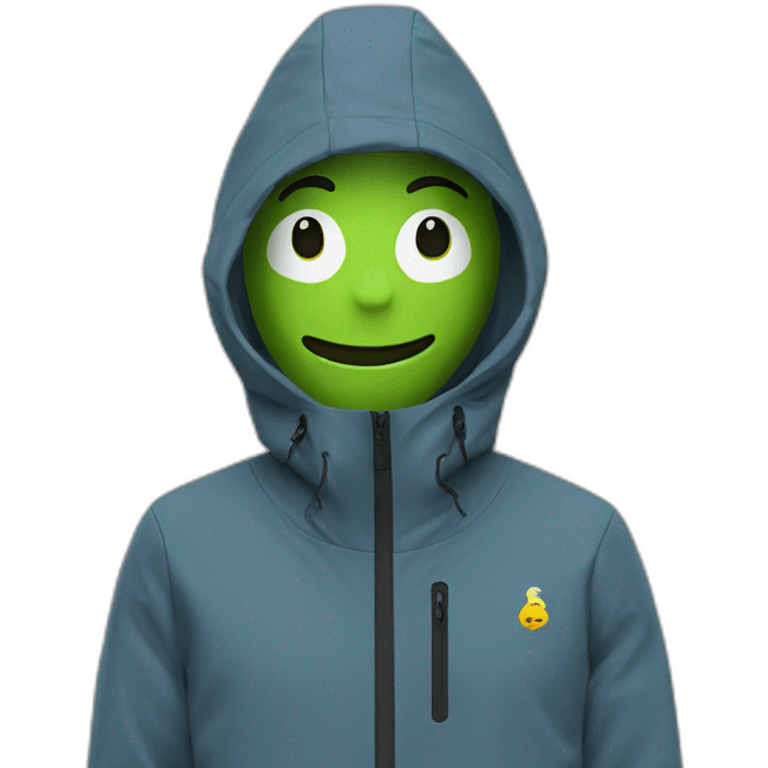 Mec cagoule emoji