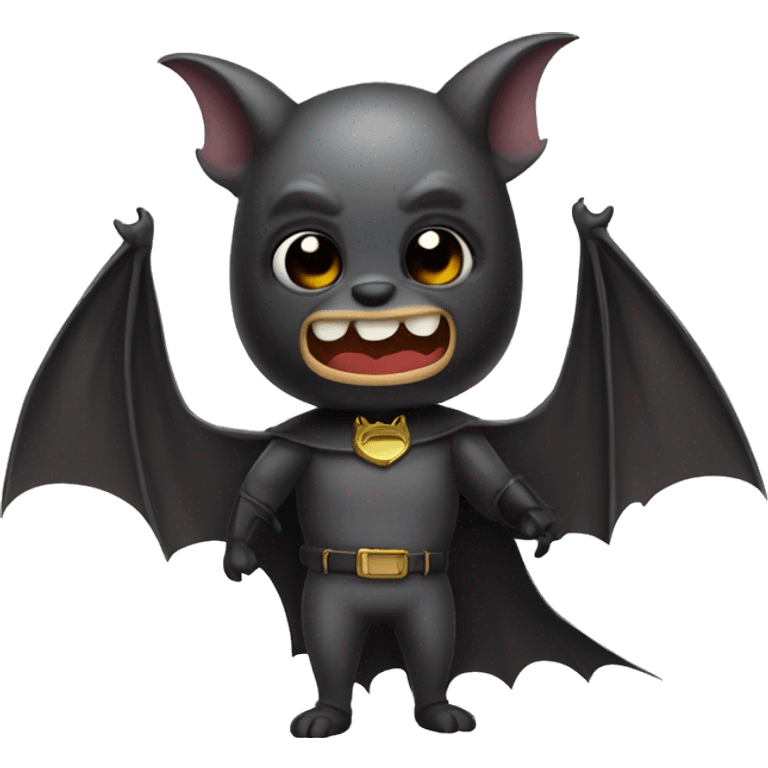 Bat wearing a sombrer emoji