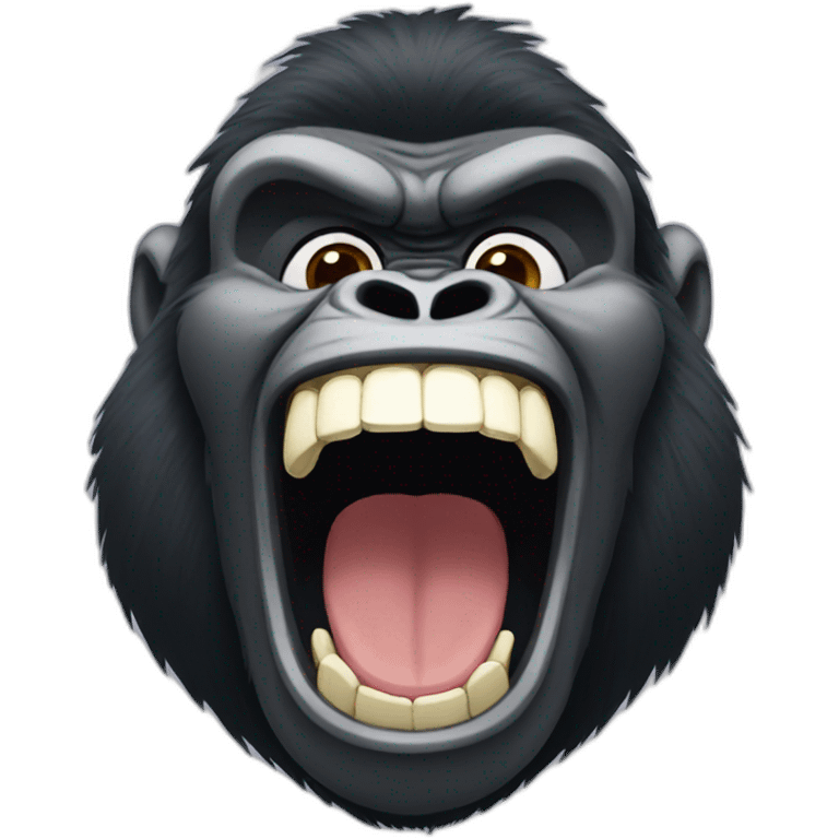 Gorilla laugh  emoji