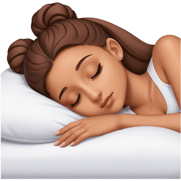 Ariana Grande sleeping emoji