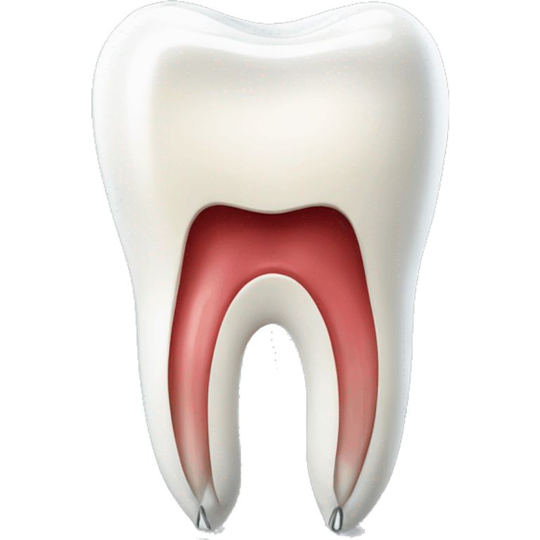 Artificial tooth which dental students uses emoji