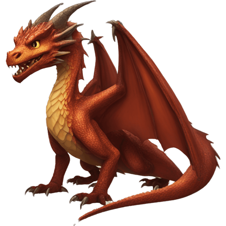 Smaug full body emoji