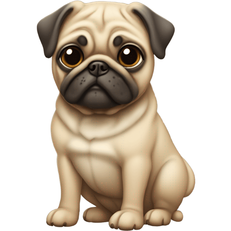 Pug dog emoji