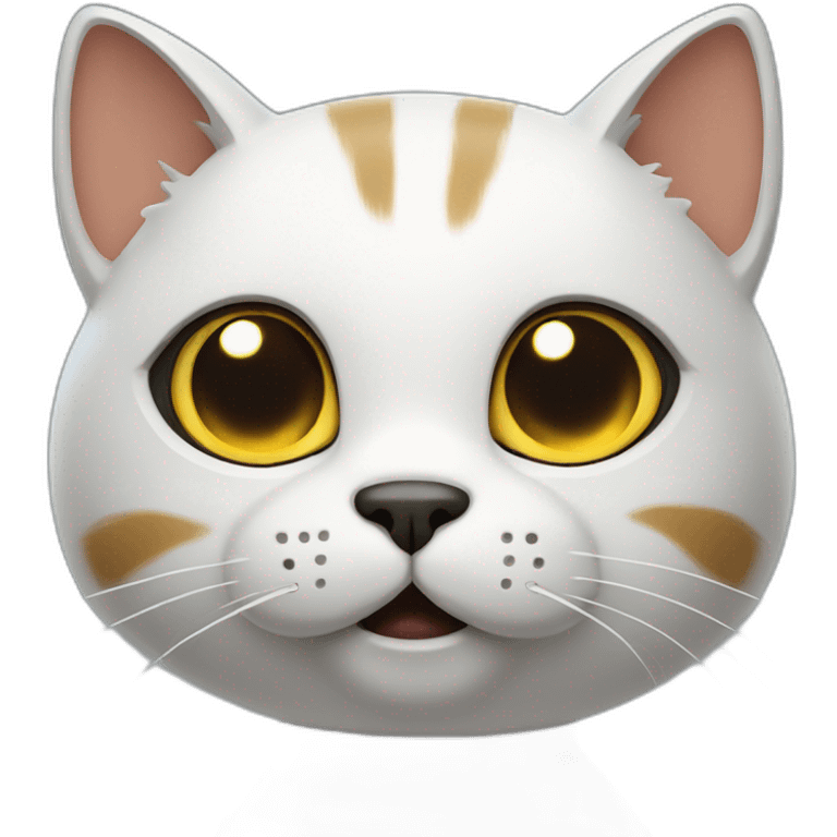 talking cat robot emoji