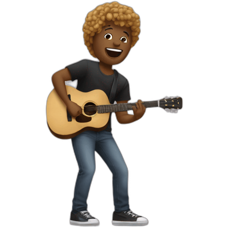 Un artiste a un concert emoji