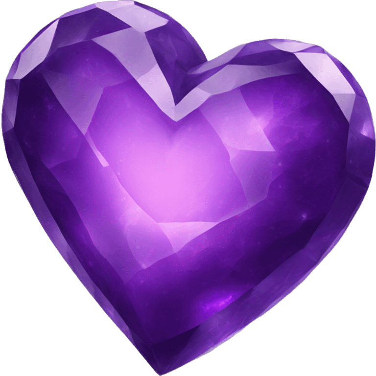 amethyst heart emoji