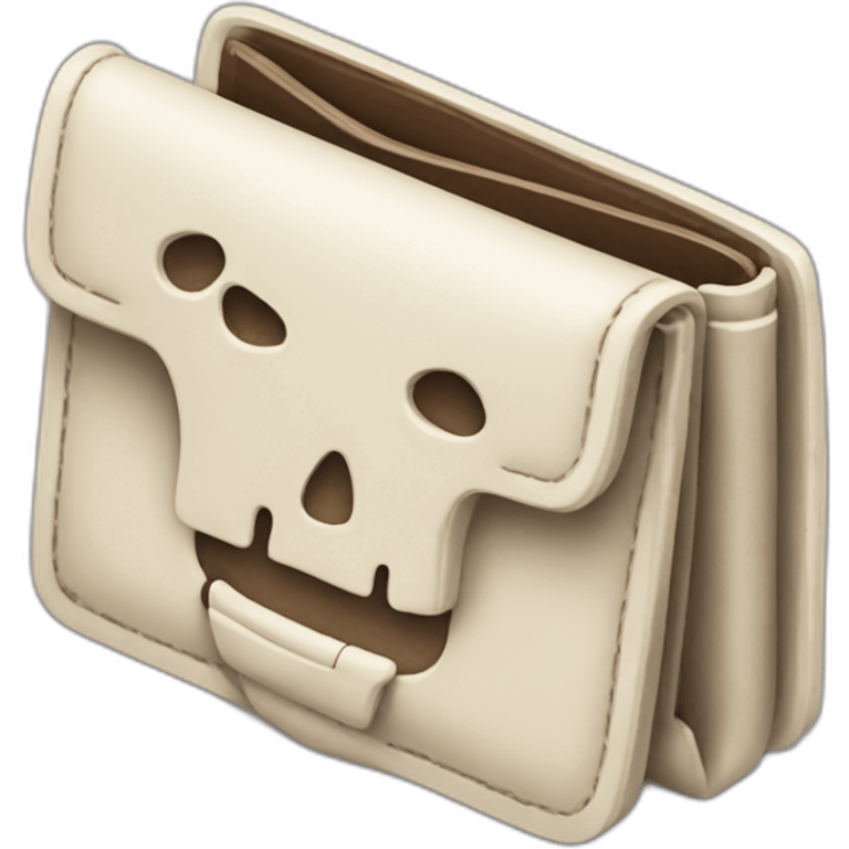 wallet made of bone emoji