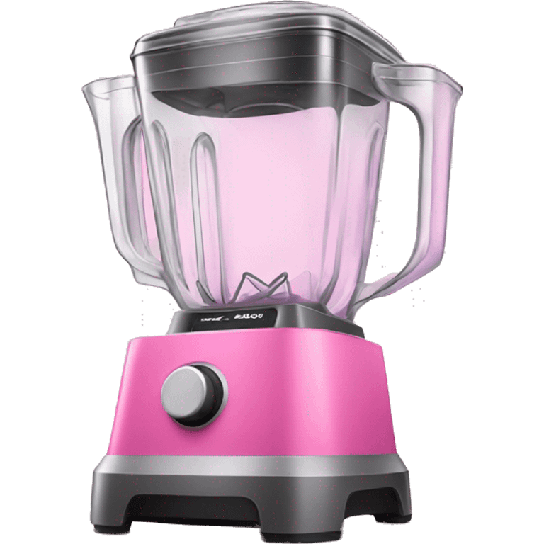 Realistic pink blender  emoji