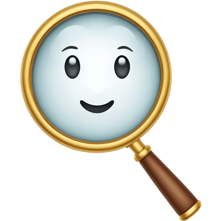 magnifying glass emoji