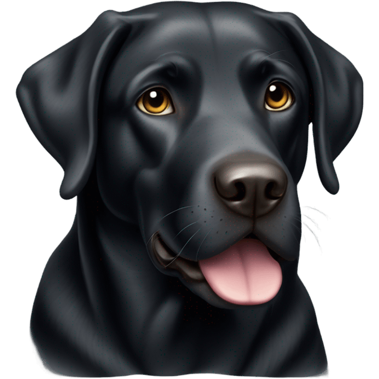 black labrador emoji