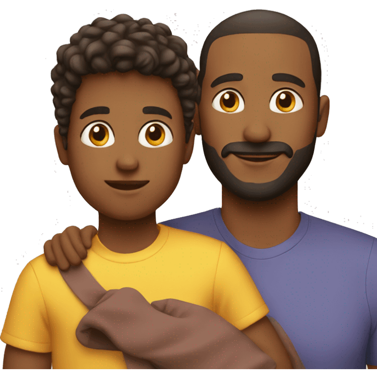 dad with kid emoji