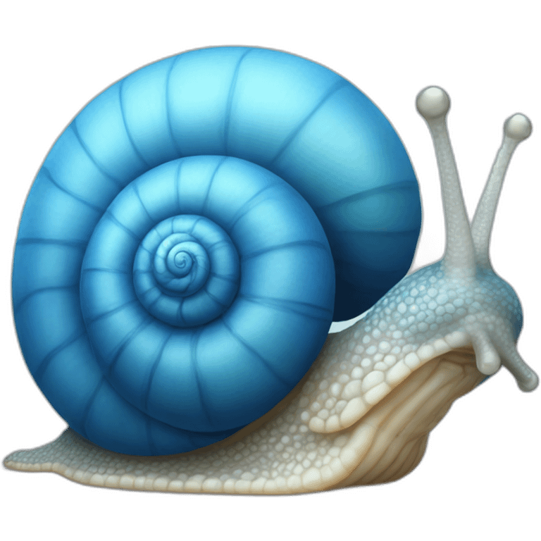 blue snail emoji