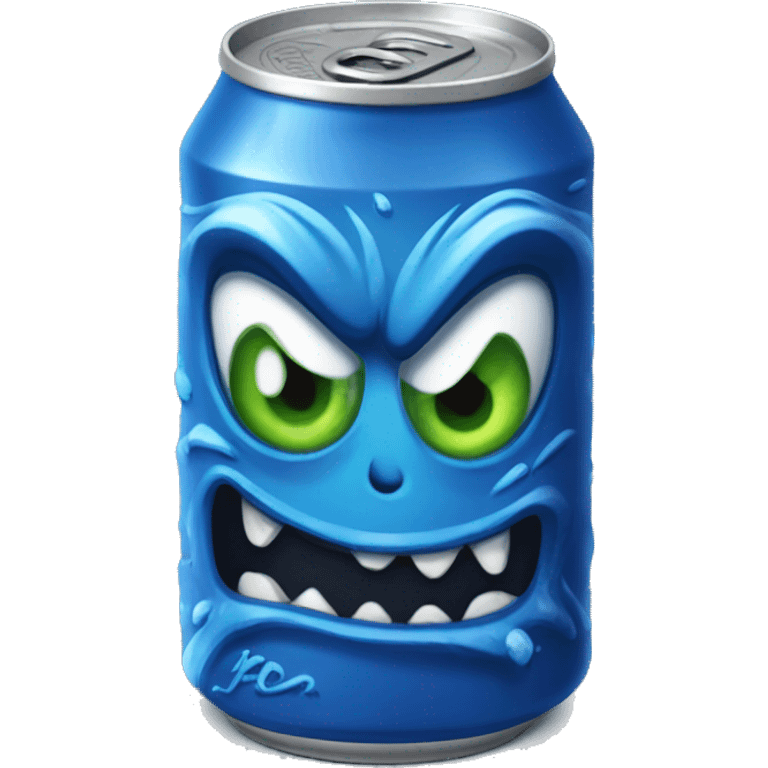 blue monster energy drink emoji