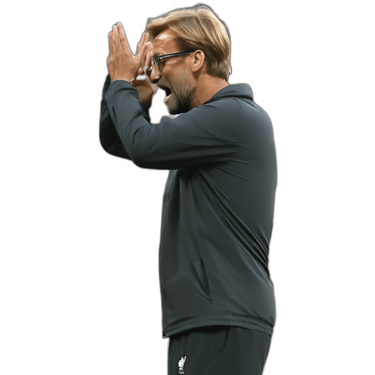 jurgen Klopp is doing "Italian chef's kiss" gesture emoji