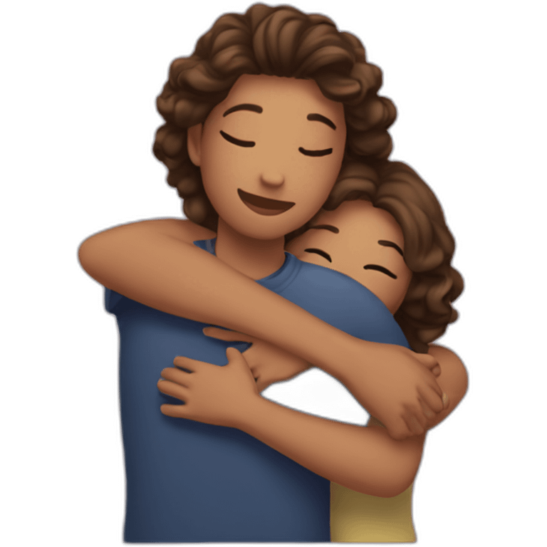 girl-friends-hugging emoji