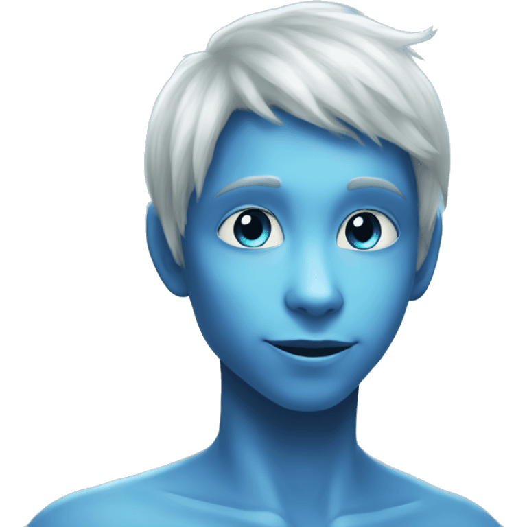 na'vi human blue skin bioluminescence teen hybrid boy tail alien cat face emoji