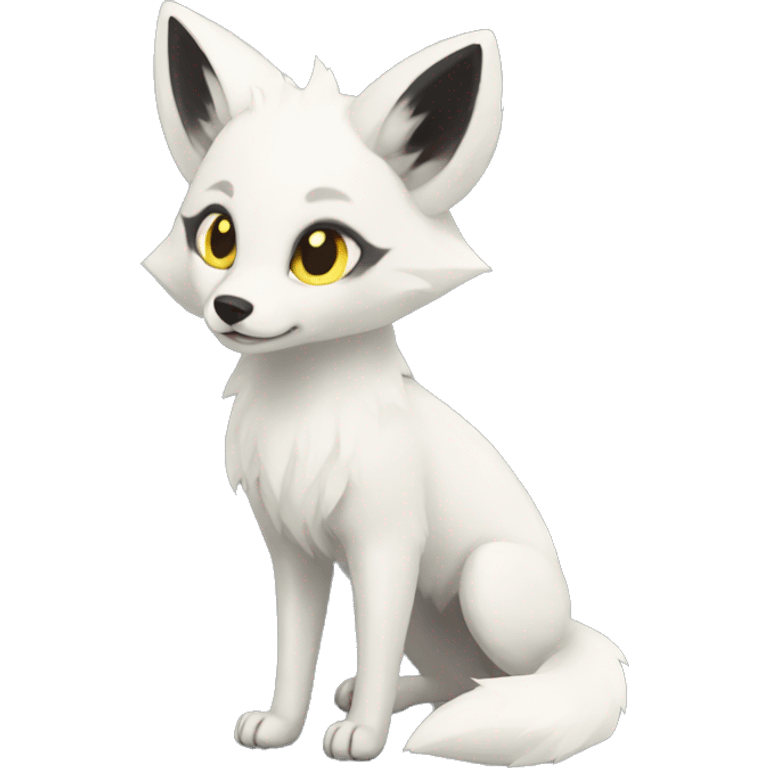 Arctic-Fox-Umbreon-hybrid full body emoji