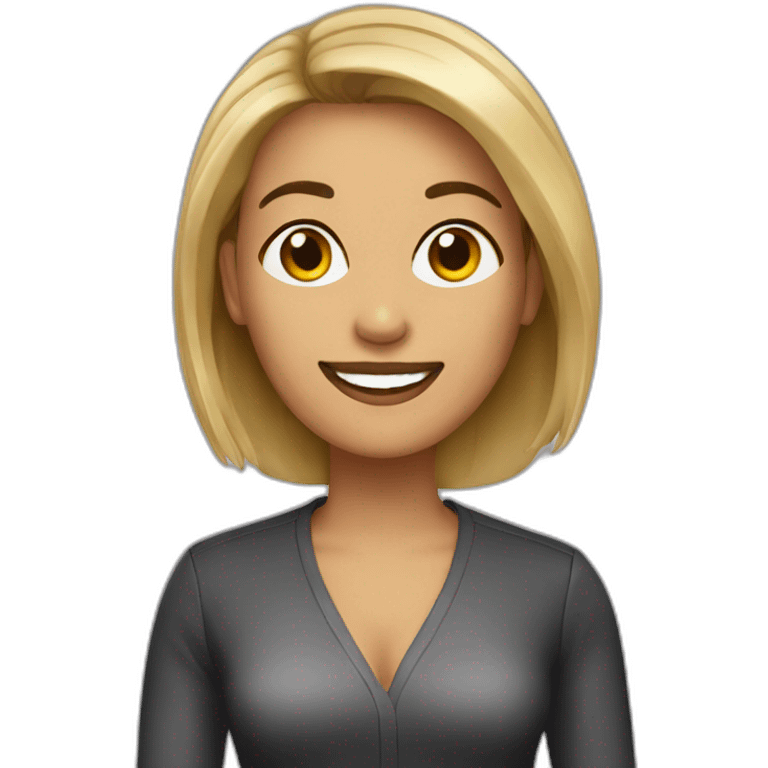 female radio presenter emoji