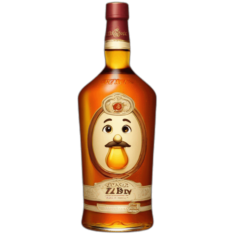 bottle of 6 years Kizlyar brandy emoji