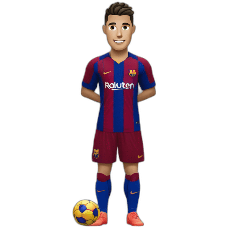 cristiano ronaldo waer barcelona emoji