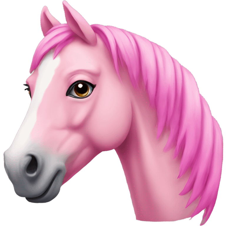 Pink horse emoji