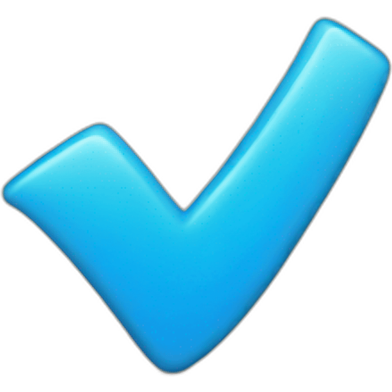 blue verified checkmark emoji