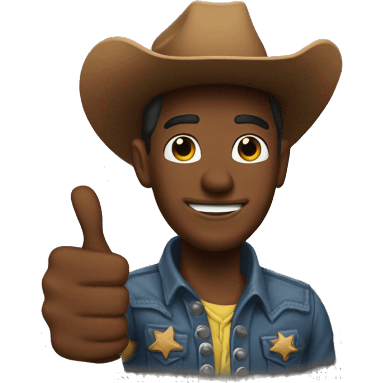 cowboy thumbs up emoji