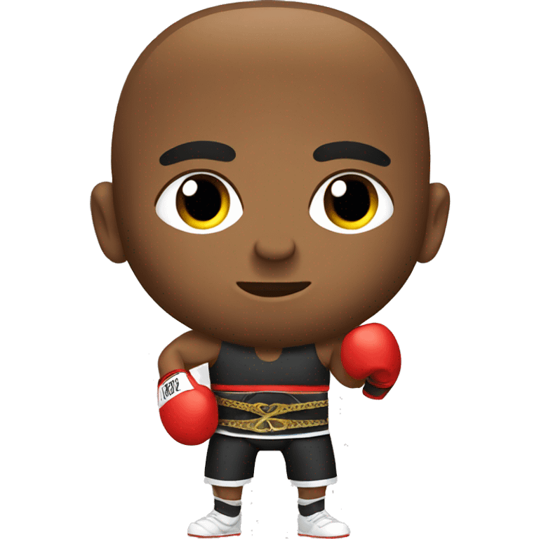 Boxer with a belt emoji