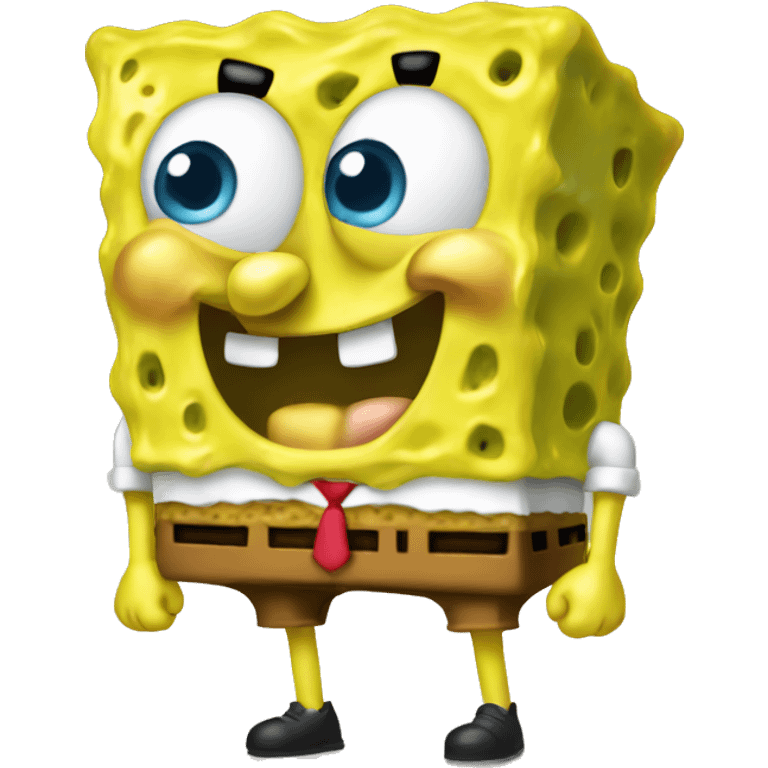 SpongeBob sweating emoji