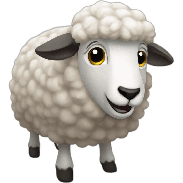 Sheeps saltando la cerca emoji