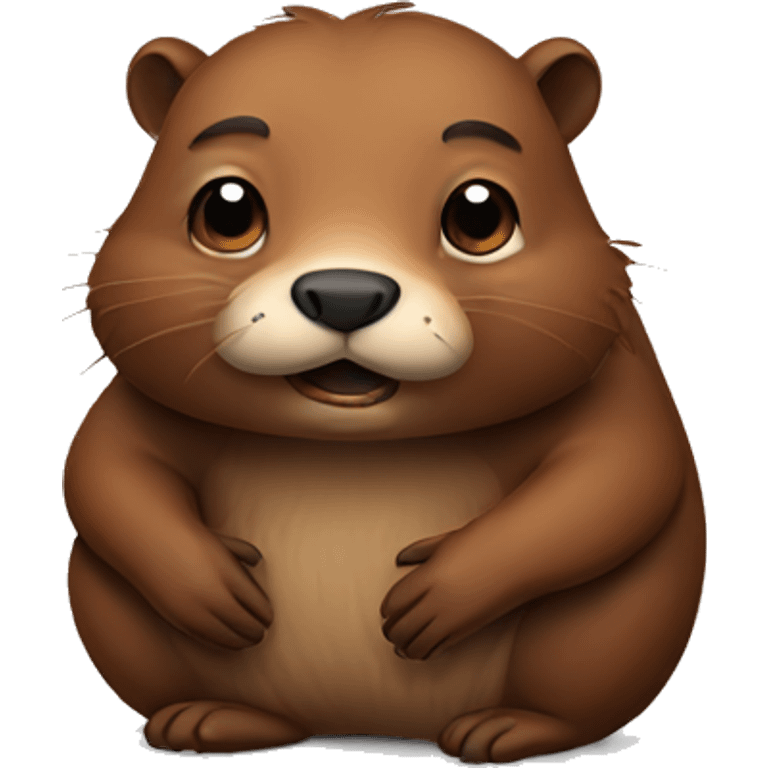 sad beaver emoji