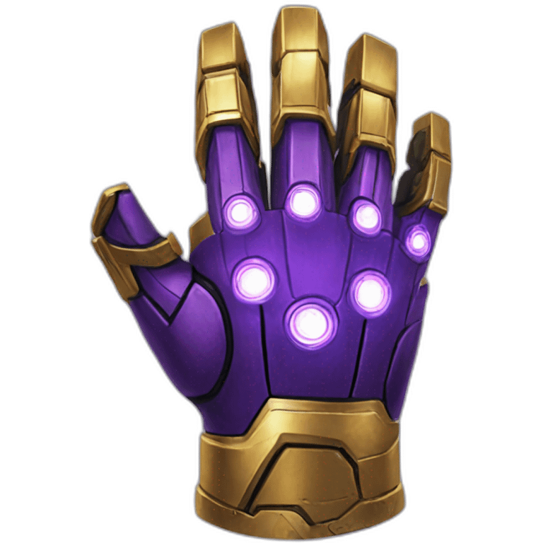 Thanos infinity gauntlet emoji