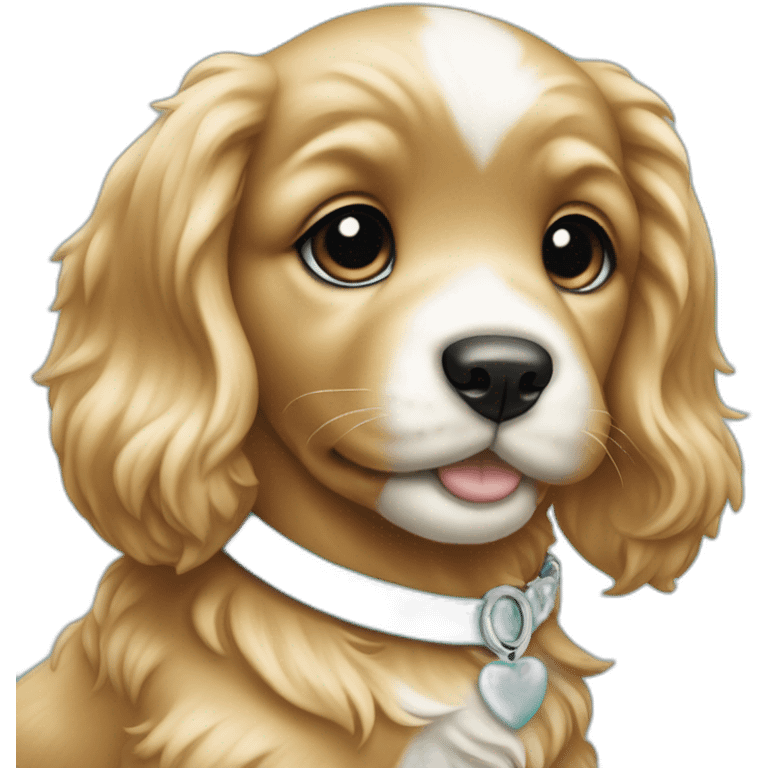 Tiffany and co color puppy emoji