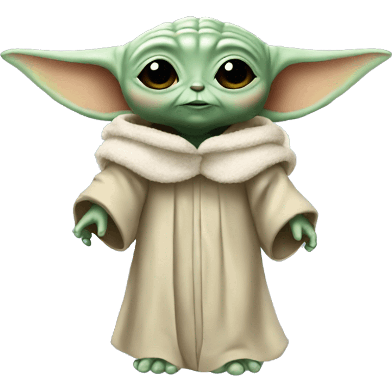 Baby Yoda angel  emoji