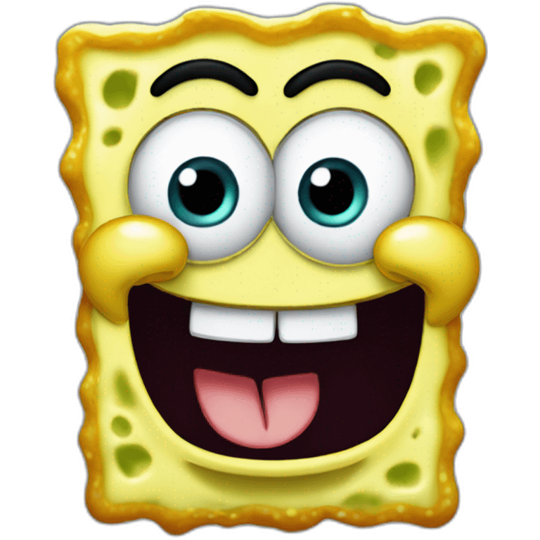 spongebob squarepants laughing emoji