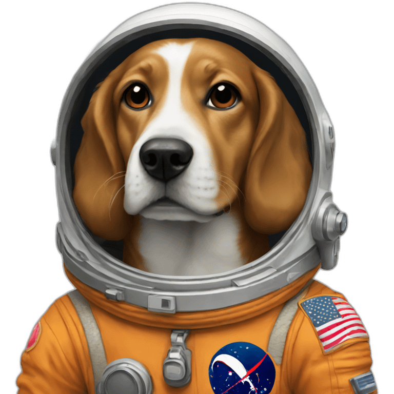 astronaut dog emoji