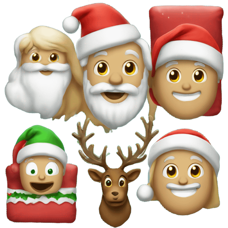 “Merry Christmas” holiday banner emoji