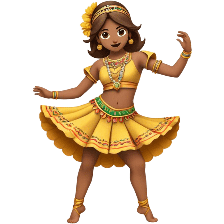 Cinematic Realistic Sirtaki Dance Pop Culture Emoji, showcasing energetic traditional dance movements rendered with dynamic, rhythmic lighting and expressive detail. emoji