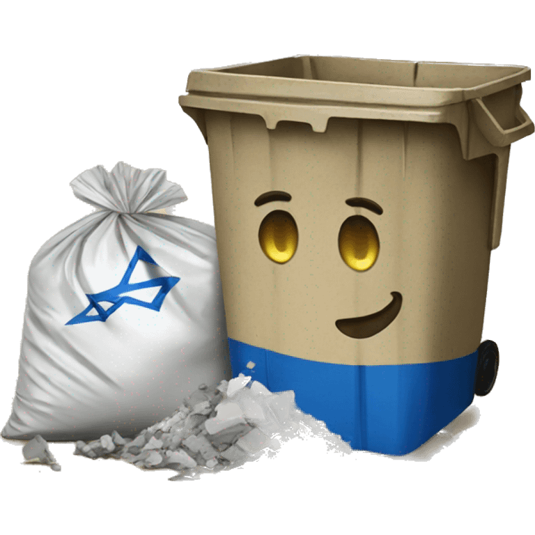 Israel on trash emoji